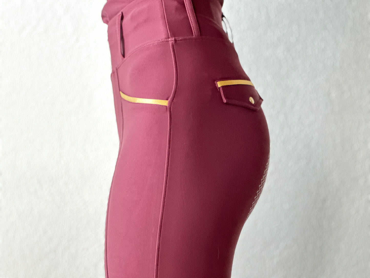 JL Equestrian Reitleggings „Wine Gold“