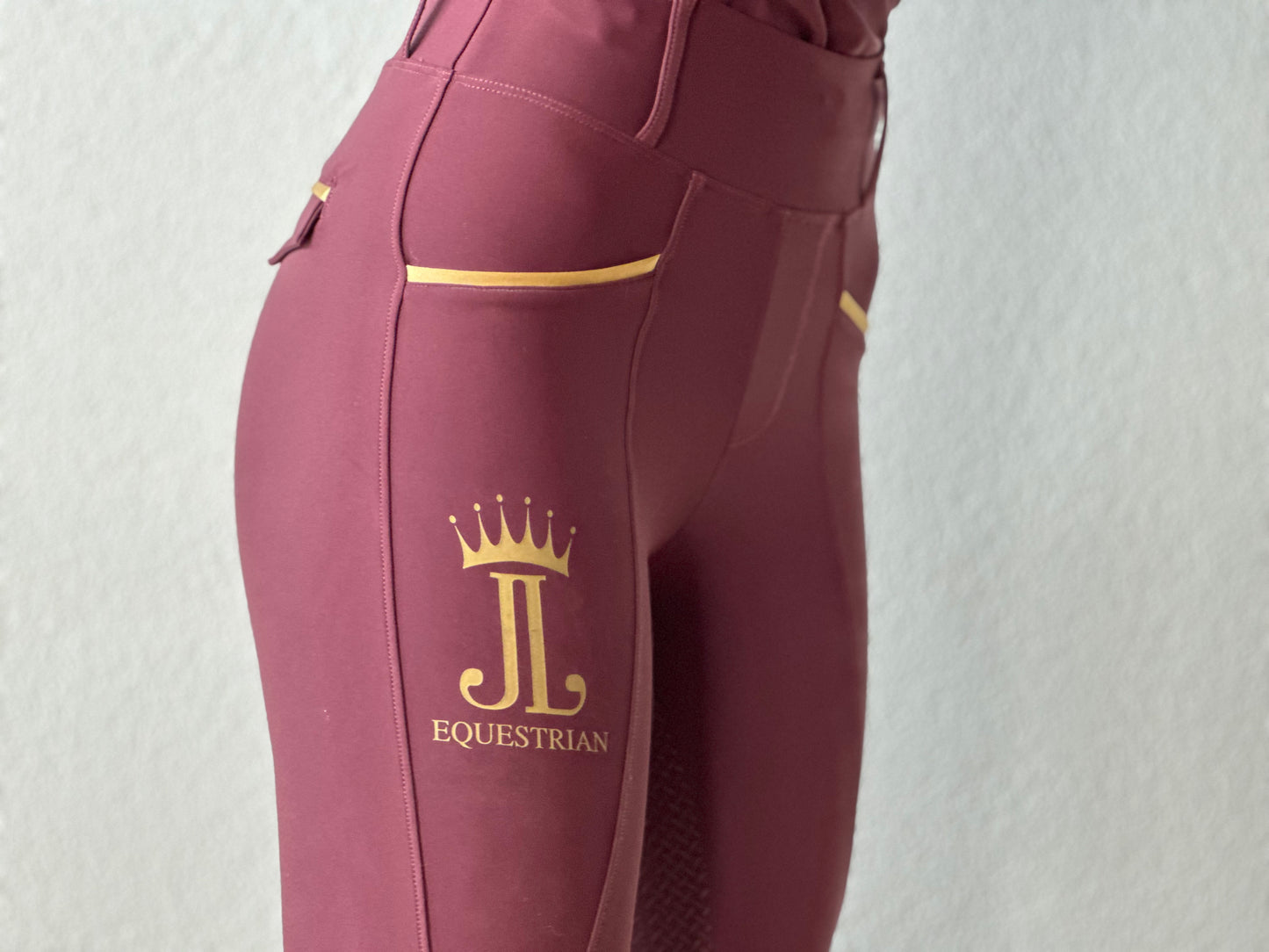 JL Equestrian Reitleggings „Wine Gold“