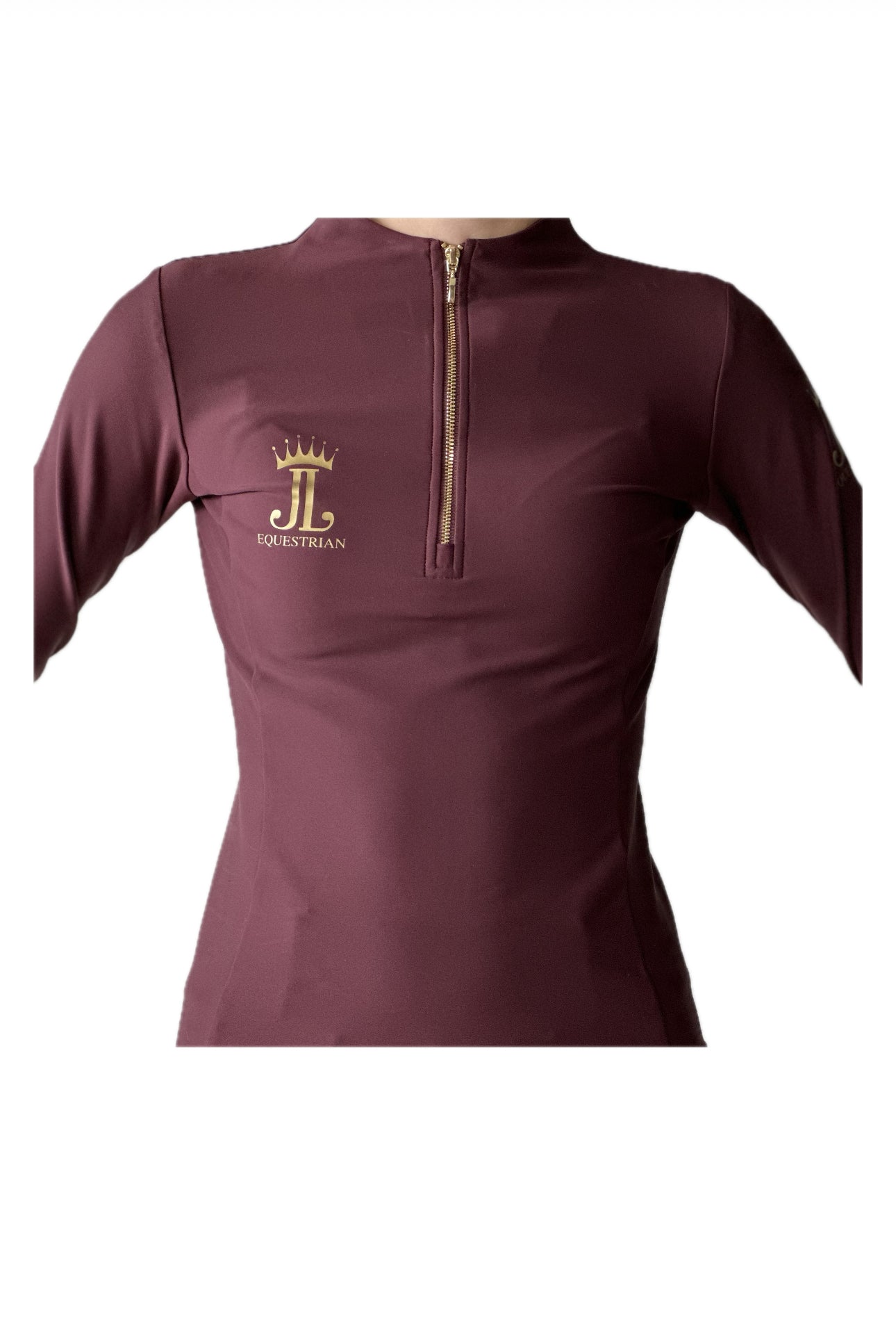 JL Equestrian Shirt „Wine Gold“ - Limited Edition