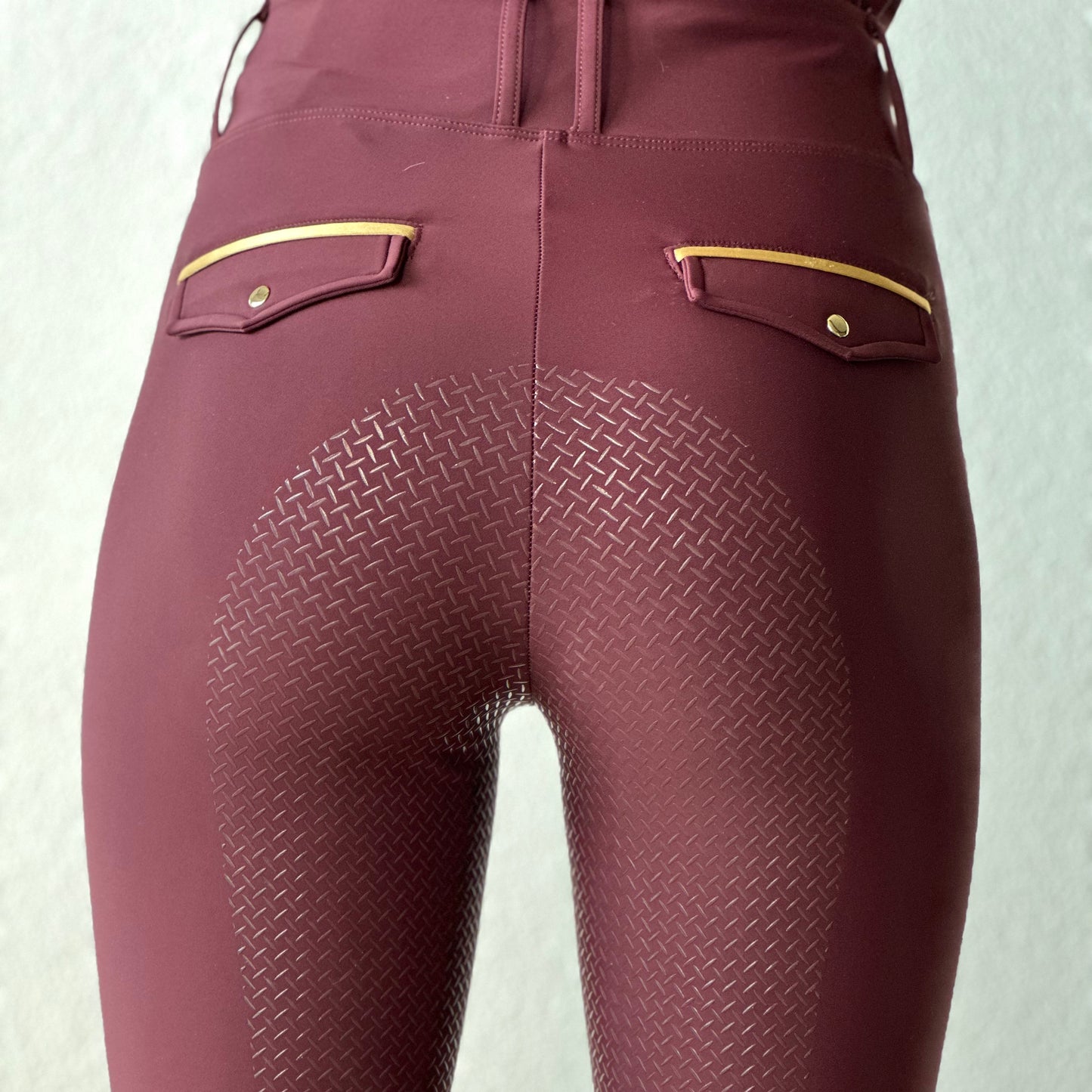 JL Equestrian Reitleggings „Wine Gold“