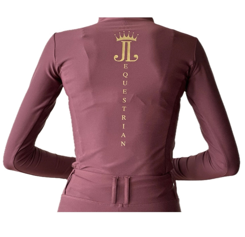 JL Equestrian Shirt „Wine Gold“ - Special Edition